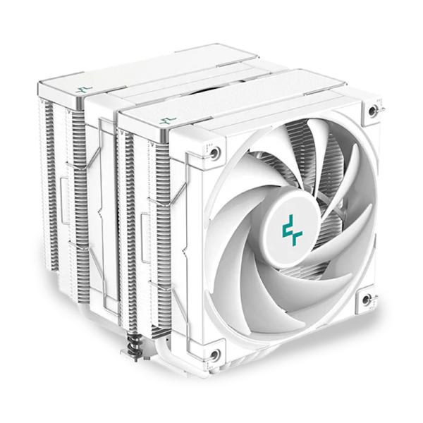 ENFRIAMIENTO DE AIRE DEEPCOOL AK620 WH 120FDB LGA1700/AM5 2X120MM PWM R-AK620-WHNNMT-G1 BLANCO