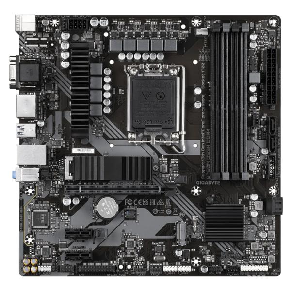 TARJETA MADRE GIGABYTE B760M DS3H DDR4 LGA1700 MICRO ATX NEGRO
