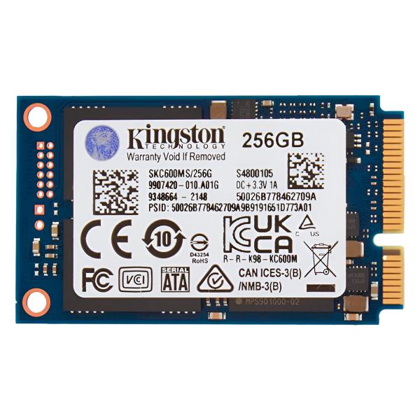 HD INTERNO256GB KINGSTON KC600 MSATA SATA III 550MB/S / 500MB/S SKC600MS/256G