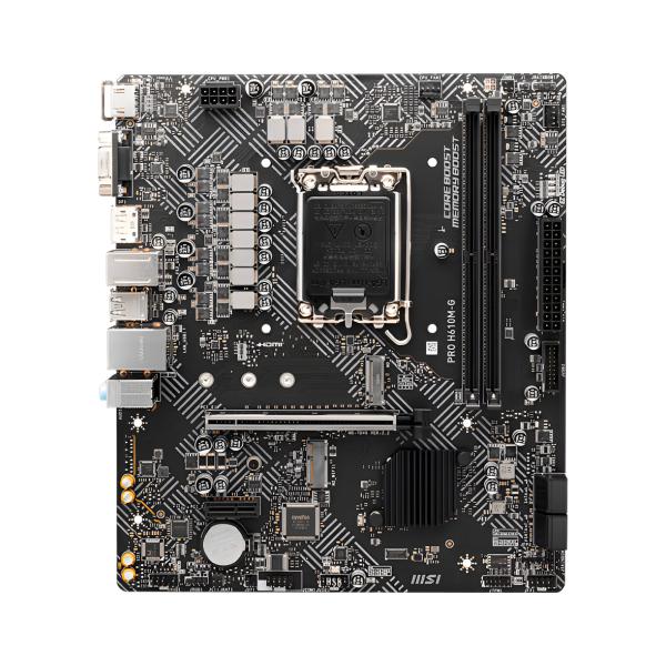 TARJETA MADRE MSI PRO H610M-G DDR5 LGA 1700 MATX DDR5 911-7D46-204 NEGRO