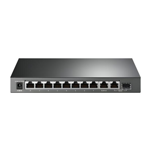 SWITCH TP LINK TL-SG1210MP(UN) 9 PUERTOS RJ45 / 1 COMBO SFP/RJ45 10/100/1000 MBPS NO ADMINISTRABLE GRIS