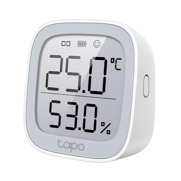 SENSOR DE HUMEDAD Y TEMPERATURA INTELIGENTE TP LINK T315 US AUTOMATIZACION DEL HOGAR BLANCO BLANCO