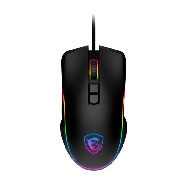 MOUSE GAMING RGB MSI FORGE GM300 ALÁMBRICO USB 7200 DPI S12-0402300-HH9 NEGRO