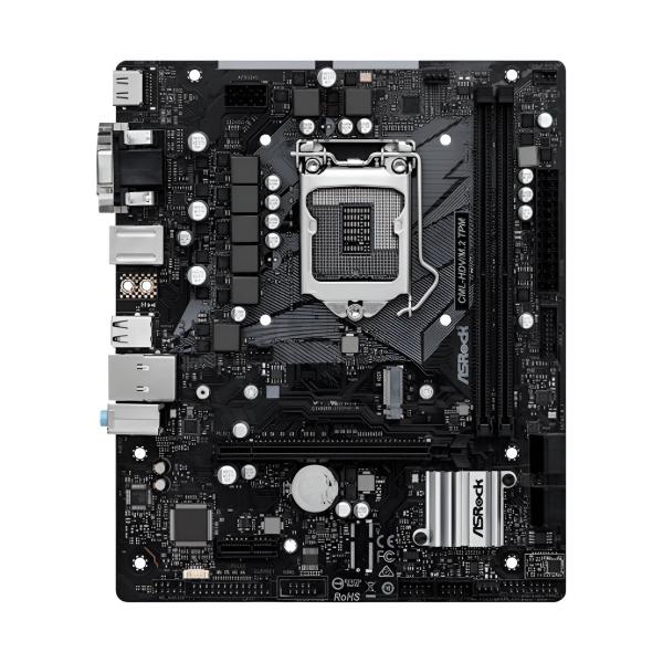 TARJETA MADRE ASROCK CML-HDV/M.2 TPM LGA1200 MICRO-ATX DDR4 NEGRO