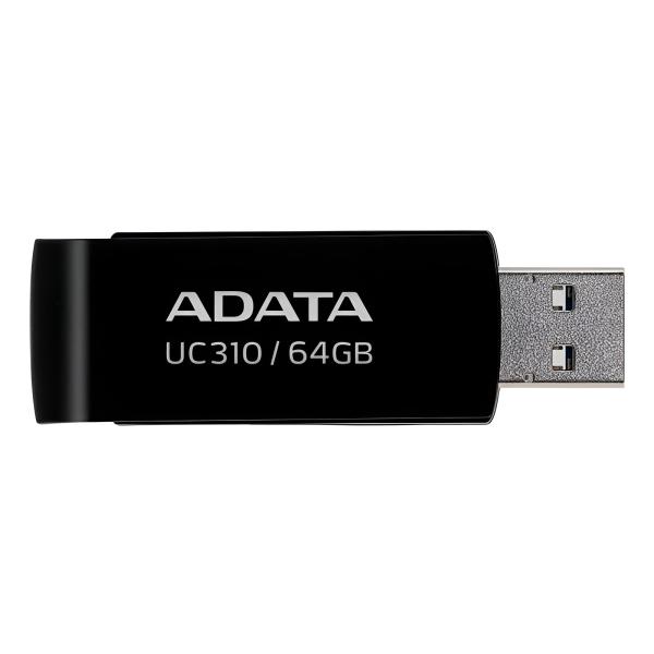MEMORIA USB 64 ADATA UC310 USB-A 3.2 GEN 1 UC310-64G-RBK NEGRO