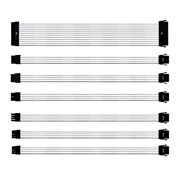 CABLE DE EXTENSION KIT COOLER MASTER ALIMENTACION WH GL PVC BLANCO CMA-NEST16XXWT1-GL