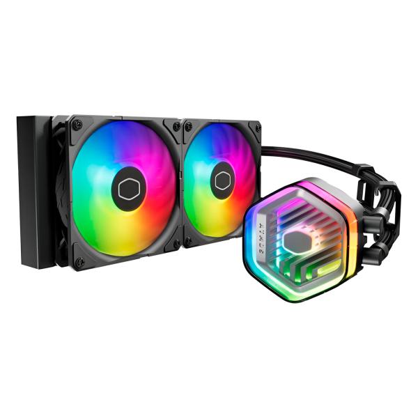 ENFRIAMIENTO LIQUIDO RGB COOLER MASTER 240 ATMOS AIO 240MM MLX-D24M-A25PZ-R1 NEGRO