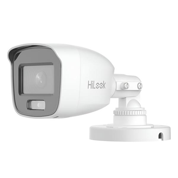 CAMARA MINI BULLET HIKVISION HILOOK THC-B127-LPS(2.8MM)(HILOOK STD) 1080P FULL HD TVI/AHD/CVI/CVBS IR HASTA 20 M SMART HYBRID LIGHT LUZ BLANCA IP66 327800022 BLANCO