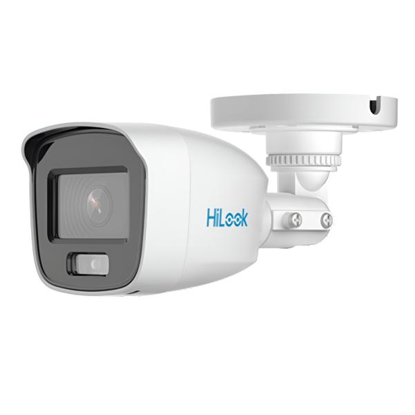 CAMARA MINI BULLET HIKVISION THC-B129-PS(2.8MM)(HILOOK STD) 2 MP COLORVU ALCANCE DE LUZ BLANCA HASTA 20 M IP66 327800174 BLANCO