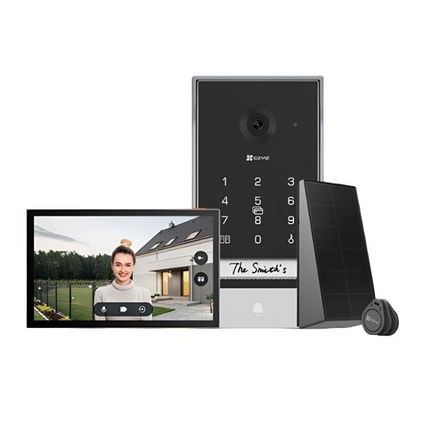 VIDEO PORTERO INALÁMBRICO EZVIZ CON APERTURA DE PUERTAS Y PORTONES ELÉCTRICOS CS-EP7-R100-1W2HTFC (AM-STD) 318500176