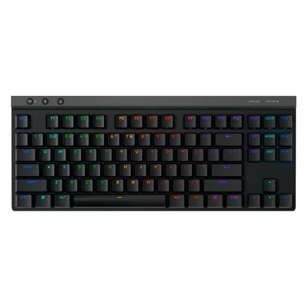 TECLADO GAMING RGB LOGITECH G515 LIGHTSPEED TKL MECÁNICO INALÁMBRICO BLUETOOTH INGLÉS 920-012423 NEGRO