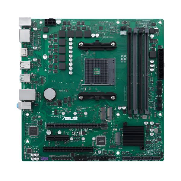 TARJETA MADRE ASUS PRO B550M-C/CSM AM4 MICRO-ATX DDR4 90MB15Q0-M0AAYC NEGRO