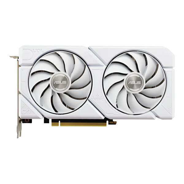 TARJETA DE VIDEO ASUS DUAL GEFORCE RTX 4070 EVO  WHITE OC EDITION 12GB GDDR6X 2550 MHZ 90YV0J17-M0AA00 BLANCO