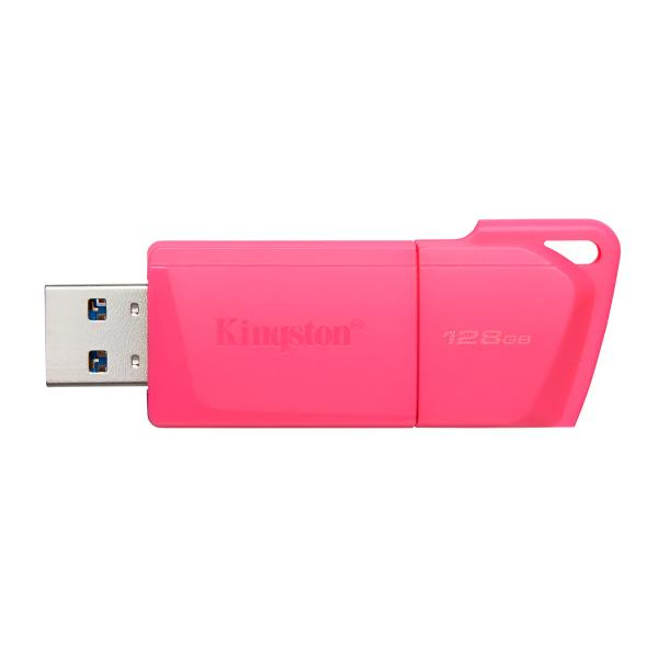 MEMORIA USB 128GB KINGSTON DATA TRAVELER EXODIA M USB-A 3.2 GEN 1 KC-U2L128-7LN ROSADO