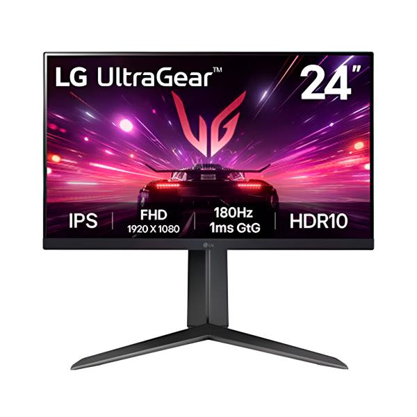 MONITOR 24 PULG GAMING LG ULTRAGEAR FHD 1920 x1080 180Hz 1MS HDR10 NEGRO 24GS65F-B