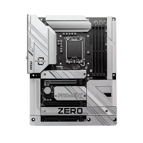 TARJETA MADRE MSI Z790 PROJECT ZERO LGA1700 ATX DDR5 911-7E23-008 NEGRO / BLANCO NEGRO / BLANCO