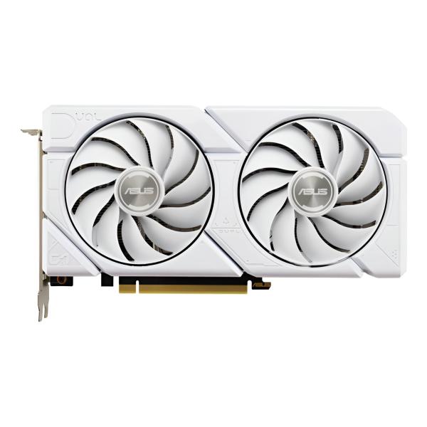 TARJETA DE VIDEO ASUS DUAL GEFORCE RTX 4070 SUPER EVO WHITE OC EDITION 12GB GDDR6X 2550 MHZ 90YV0KC8-M0AA00 BLANCO