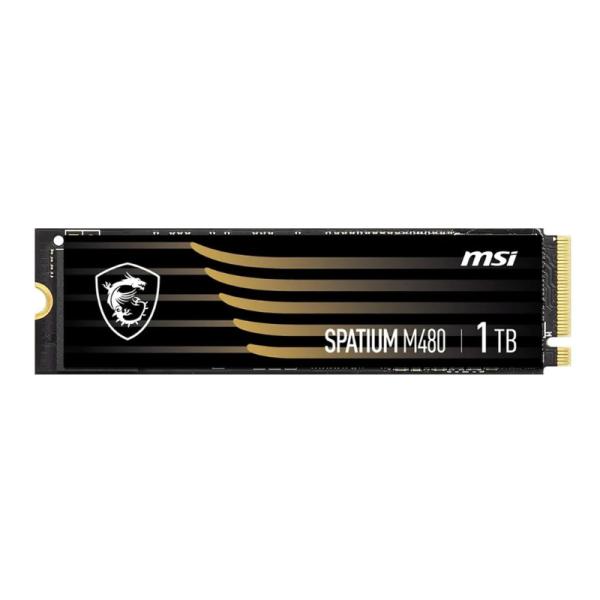 HD INTERNO SOLIDO 1TB MSI SPATIUM M480 PRO M.2 2280 PCIE GEN4 X4 7400MB/S / 6000MB/S S78-440L1G0-P83 NEGRO