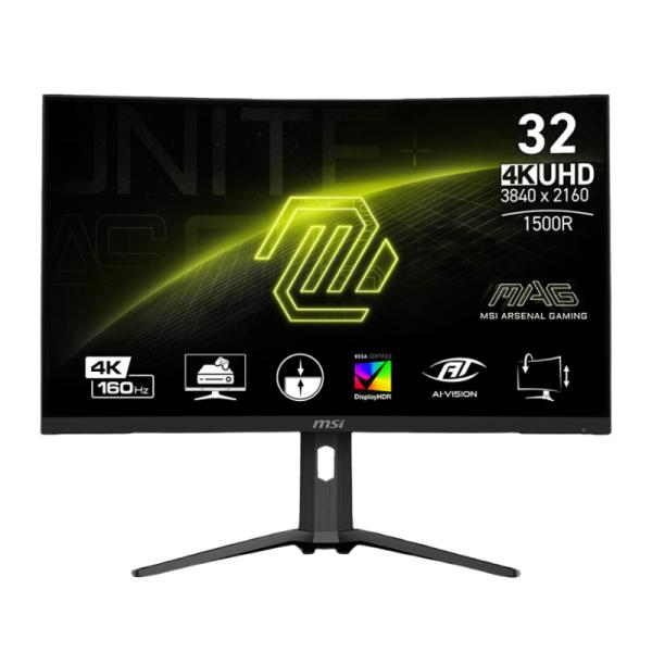 MONITOR 32" MSI MAG 321CUP 3840X2160 160HZ 4K  1500R DP HDMI CURVO 9S6-3DC54A-013