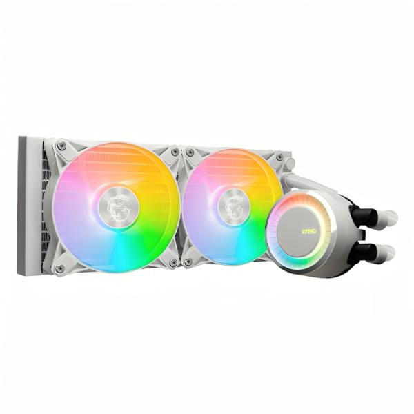 ENFRIAMIENTO LIQUIDO RGB MSI MAG CORELIQUID E240 AIO 240MM 306-7ZW5E27-C24 BLANCO