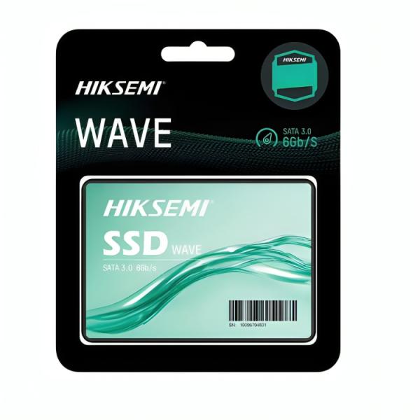 HD INTERNO SÓLIDO 256GB HIKSEMI WAVE(S) 2.5 PULG SATA III 530MB/S / 400MB/S HS-SSD-WAVE(S) 256G NEGRO