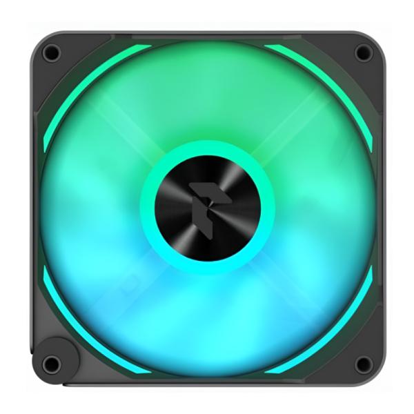 ABANICO APNX FP2-120 PWM ARGB BK 1X12CM CON LUCES LED APF3-PF11317.11 NEGRO