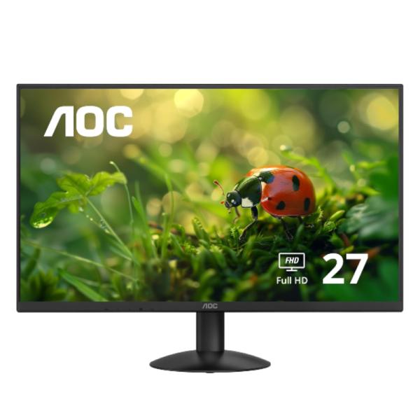 MONITOR 27 PULG AOC 27B30H FHD IPS 1920 X 1080 120 HZ 1MS HDMI VGA PLANO NEGRO