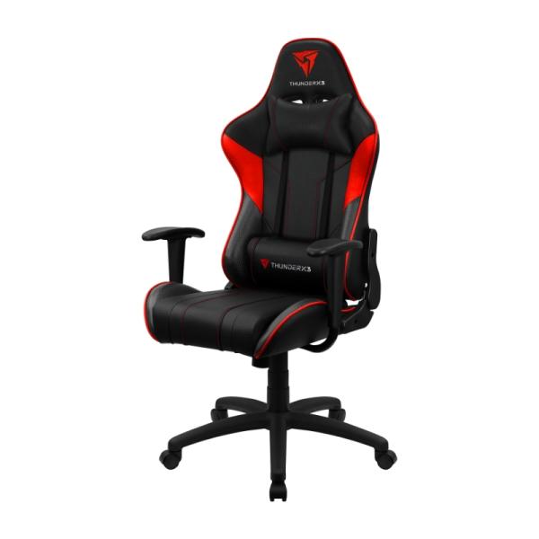SILLA  THUNDERX3 EC3-BLACK-RED(STEEL BASE) TEGC-2027101.R7