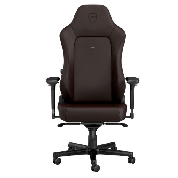 SILLA GAMING ERGONÓMICA NOBLECHAIRS HERO JAVA CUERO SINTÉTICO NBL-HRO-PU-JED CAFE