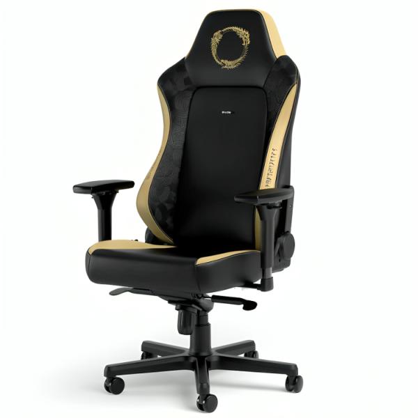 SILLA GAMING ERGONÓMICA NOBLECHAIRS HERO THE ELDER SCROLLS CUERO SINTÉTICO PGW-NB-HGC-005 NEGRO/DORADO