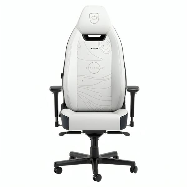 SILLA GAMING ERGONÓMICA NOBLECHAIRS LEGEND STARFIELD CUERO SINTÉTICO PREMIUM NBL-LGD-PU-SFE BLANCO