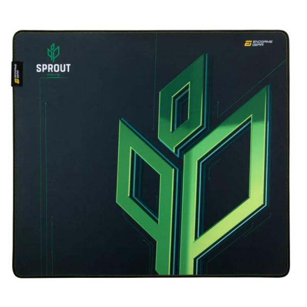 MOUSE PAD GAMING ENDGAME GEAR MPJ-450 45X40CM TELA Y GOMA PGW-EG-MUP-009 NEGRO/VERDE