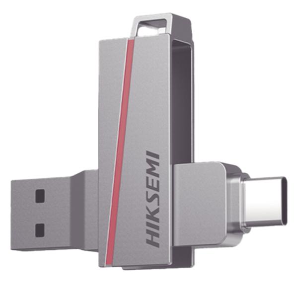MEMORIA USB 64GB HIKSEMI E307C USB-A 3.2 HS-USB-E307C 64G U3 GRIS