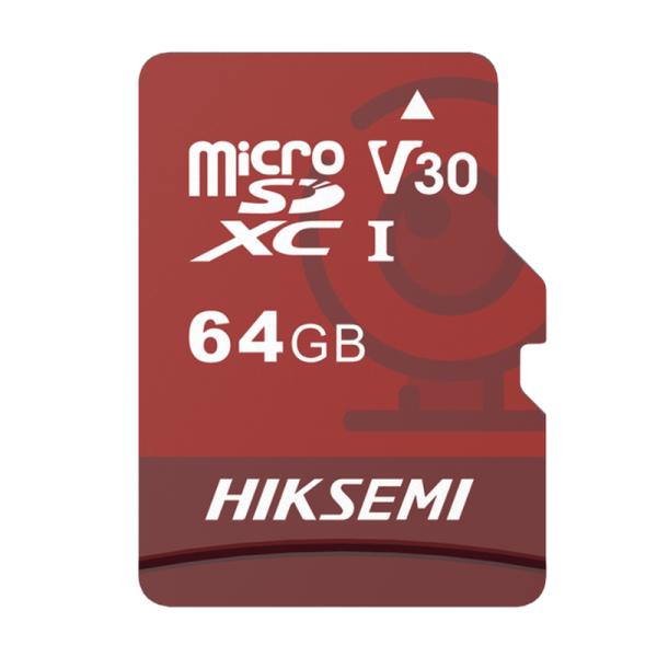 MEMORIA MICRO SDXC 64GB HIKSEMI HS-TF-E1 64G  CLASE 10 92MB/S / 40MB/S ESPECIALIZADA PARA VIDEOVIGILANCIA