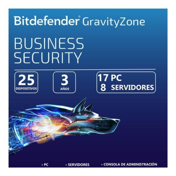 LICENCIA ANTIVIRUS BITDEFENDER GZ BUSINESS SECURITY 3 A&Ntilde;OS 25-49 AL3286300C