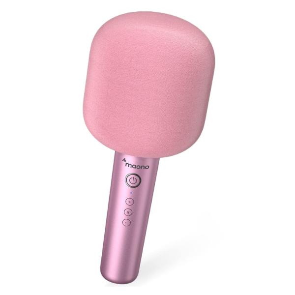 MICRÓFONO MAONO MKP100 INALÁMBRICO DE MANO PARA SMARTPHONE MKP100-R ROSADO