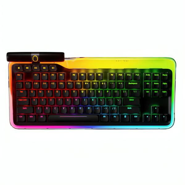 TECLADO GAMING RGB HYTE KEEB TKL MECÁNICO ALÁMBRICO USB-C 2.0 KB-HYTE-KEEB NEGRO