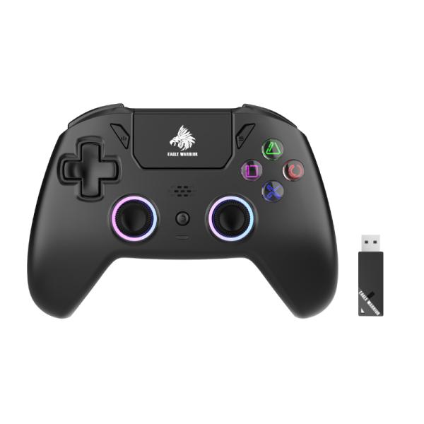 GAME PAD EAGLE WARRIOR HG04D COMPATIBLE CON PS5 INALAMBRICO 2.4G NEGRO