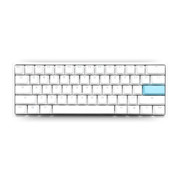 TECLADO GAMING RGB DUCKY ONE 2 PRO MINI MEC&Aacute;NICO USB-C ESPA&Ntilde;OL SWITCH AZUL DKON2061ST-CESPDWWT2 BLANCO