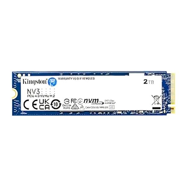 HD INTERNO SOLIDO 2TB KINGSTON NV3 M.2 2280 PCIE GEN4 X4 6000MB/S / 5000MB/S SNV3S/2000G AZUL