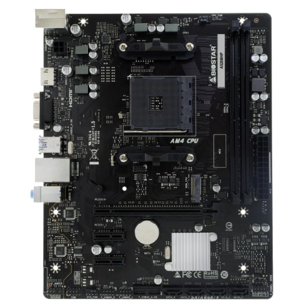 TARJETA MADRE BIOSTAR A520MHP AM4 MICRO-ATX DDR4 NEGRO
