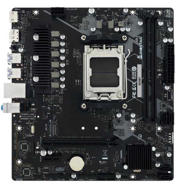 TARJETA MADRE BIOSTAR B650MT AM5 MICRO ATX DDR5 NEGRO