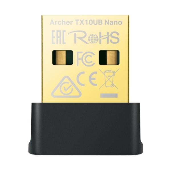 ADAPTADOR BLUETOOTH 5.3 Y WIFI 6 TP LINK ARCHER TX10UB NANO USB AX900  600 MBPS / 5 GHz