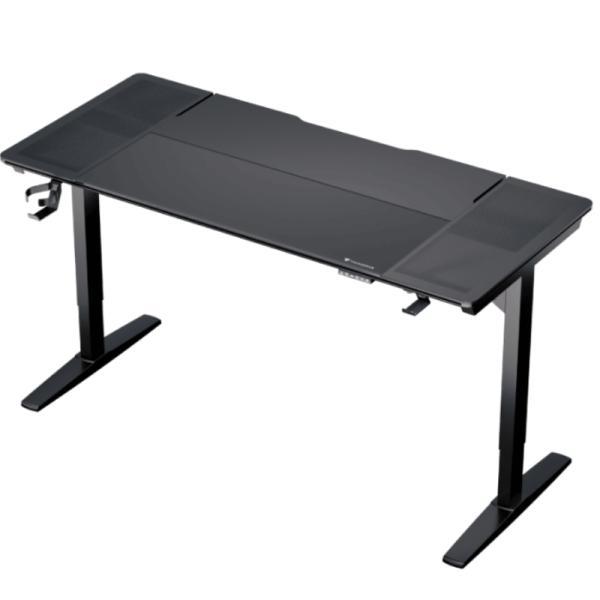 ESCRITORIO AJUSTABLE THUNDERX3 LAB-X SOPORTE PARA HEADSET Y PORTAVASOS TEGD-7029101.11 TEGD-7029101.12 NEGRO