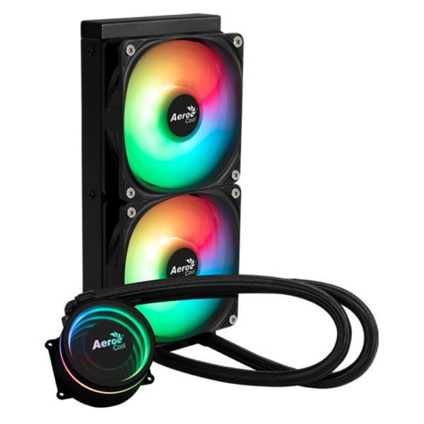 ENFRIAMIENTO LIQUIDO RGB AEROCOOL OASIS L240 BK AIO 240MM ACLA-OA24117.11 NEGRO