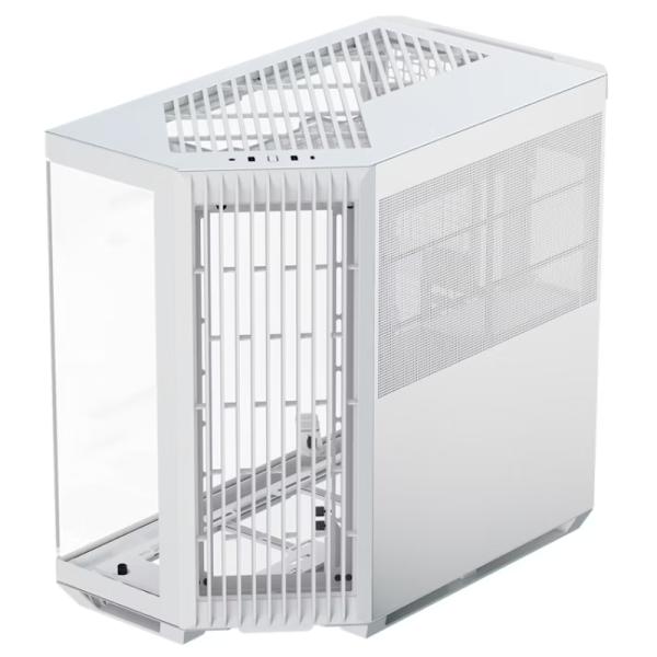 CASE APNX V1-WT-V1 MID TOWER SIN VENTILACIÓN INCLUIDA CON VIDRIO LATERAL Y MALLA FRONTAL ANGULADA APCM-VI01003.21