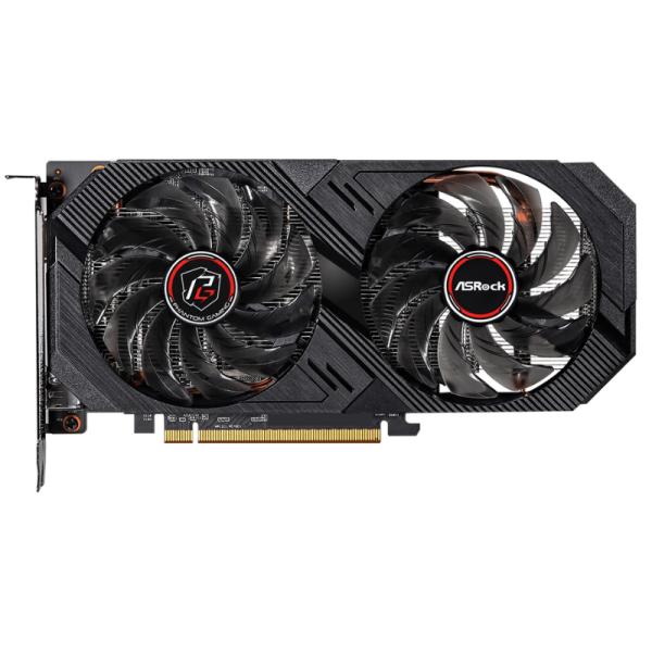 TARJETA DE VIDEO ASROCK RADEON RX 6500 XT PHANTOM GAMING D 4GB OC GDDR6 2820 MHZ VG-6500XTPGD4GO NEGRO