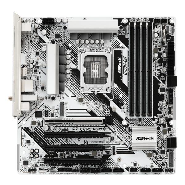 TARJETA MADRE ASROCK B760M-CW LGA1700 MICRO-ATX DDR5 BLANCO