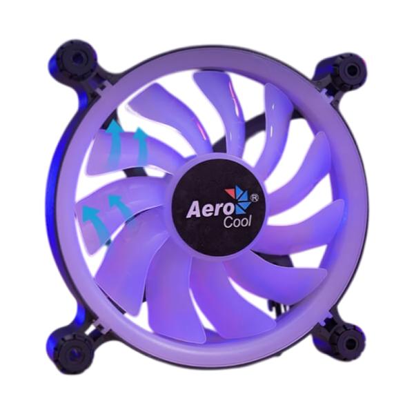 ABANICO AEROCOOL SPECTRO 12 FRGB MOLEX 1X120MM ACF3-NA10217.11 NEGRO