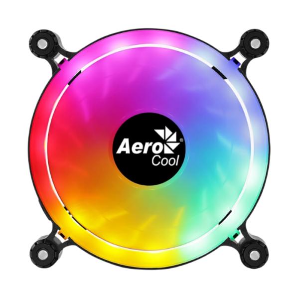 ABANICO AEROCOOL SPECTRO 12 FRGB MOLEX 1X120MM ACF3-NA10217.11 NEGRO